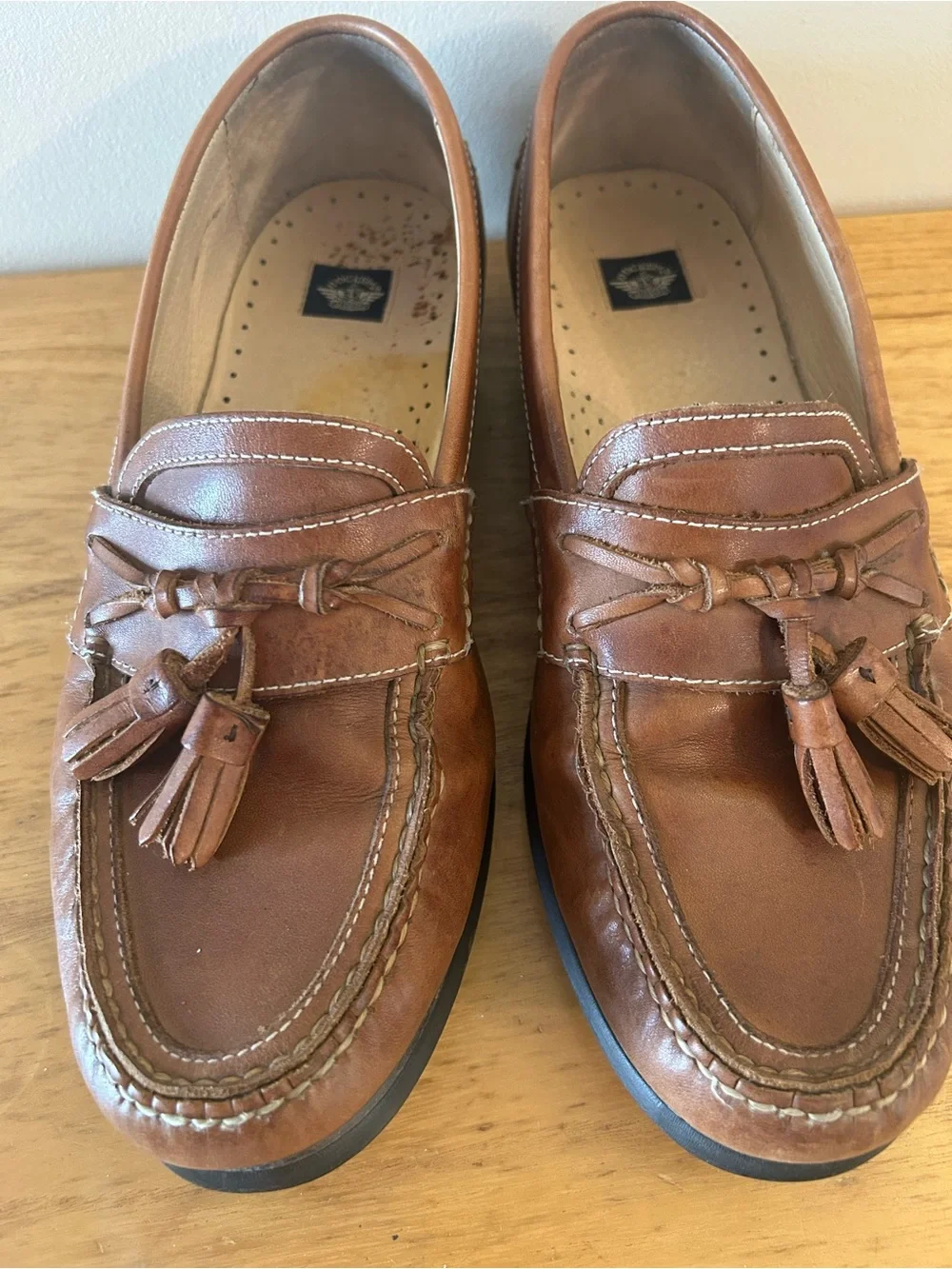 Dockers chestnut leather